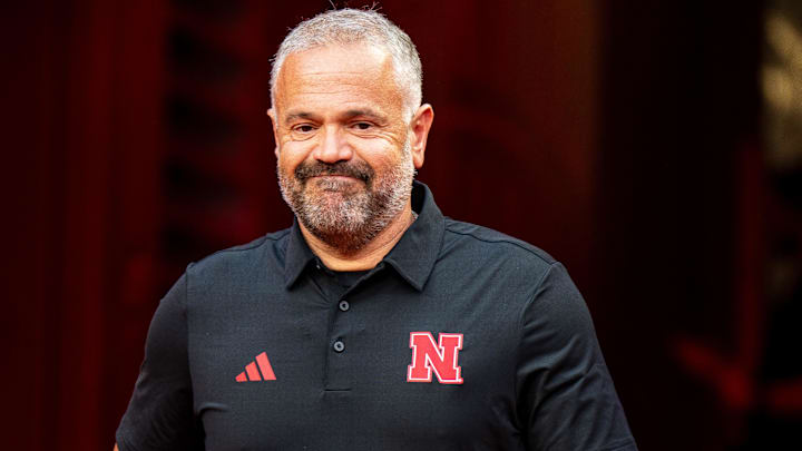 Nebraska Cornhuskers head coach Matt Rhule