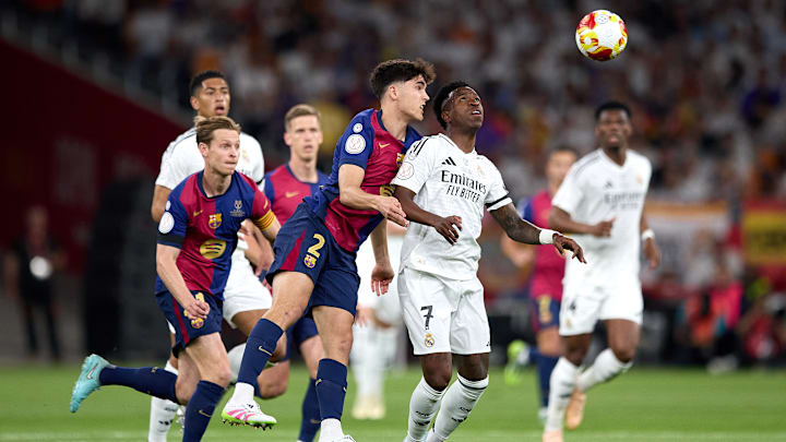 Barcelona x Real Madrid duelam pela LaLiga 2024/25