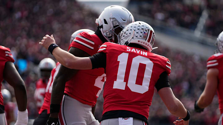Julian Sayin and Jeremiah Smith have led the Ohio State Buckeyes to an undefeated start to the season.
