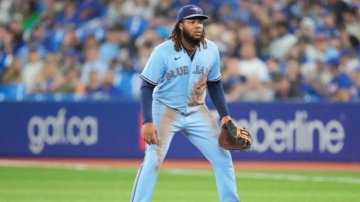 Vladimir Guerrero Jr. fue uno de los ganadores del Guante de Oro