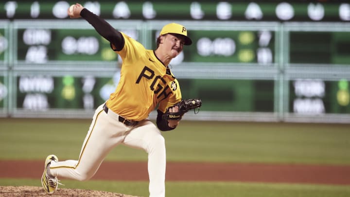 Pirates pitcher Bubba Chandler made his major league debut against the Colorado Rockies on Aug. 22.