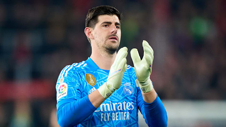 Courtois costuma ser o titular absoluto no gol do Real Madrid