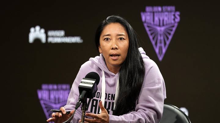 Golden State Valkyries head coach Natalie Nakase Golden State Valkyries head coach Natalie Nakase