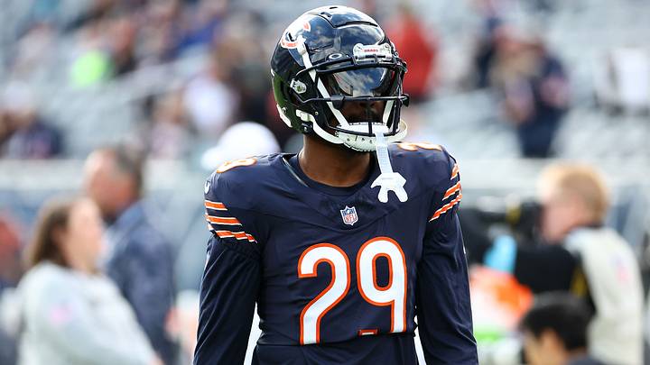 Chicago Bears cornerback Tyrique Stevenson. Chicago Bears cornerback Tyrique Stevenson.