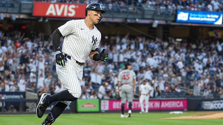 El capitán de los New York Yankees Aaron Judge está en el top 10 histórico de OPS vitalicio