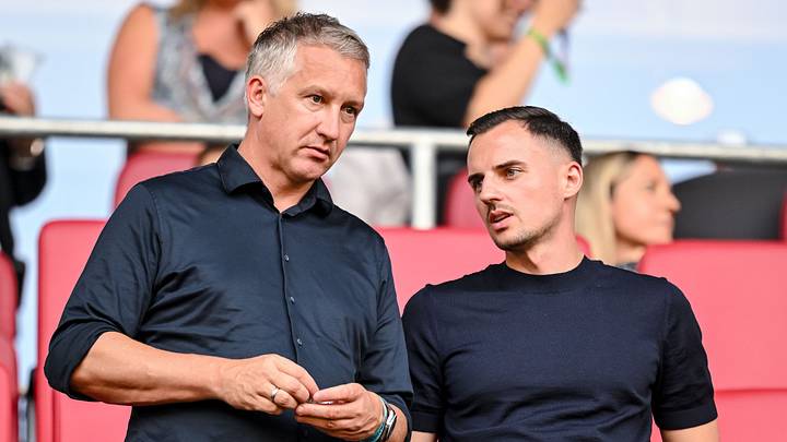 Maximilian Lüftl (re.) mit Frank Baumann