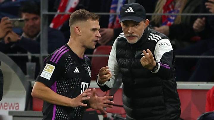 Joshua Kimmich im Gespräch mit Thomas Tuchel (Archivbild)