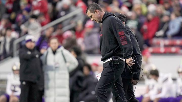Wisconsin head coach Luke Fickell is shown during the first quarter of their game against Washington Saturday, November 8, 2025 at Camp Randall Stadium in Madison, Wisconsin. Wisconsin head coach Luke Fickell is shown during the first quarter of their game against Washington Saturday, November 8, 2025 at Camp Randall Stadium in Madison, Wisconsin.