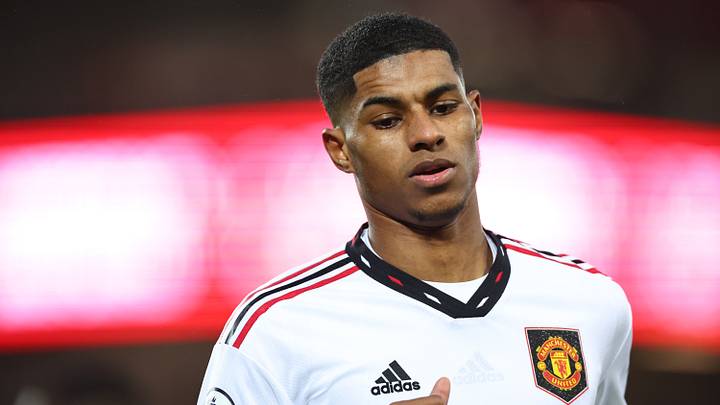 Marcus Rashford con el Manchester United