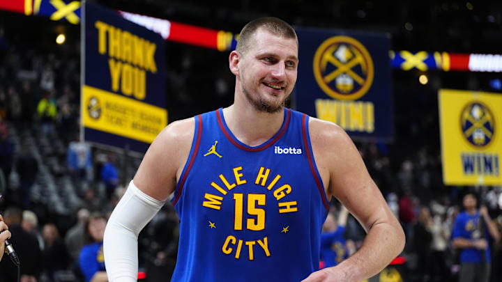 Denver Nuggets center Nikola Jokic's second signature basketball shoe has been unveiled.
