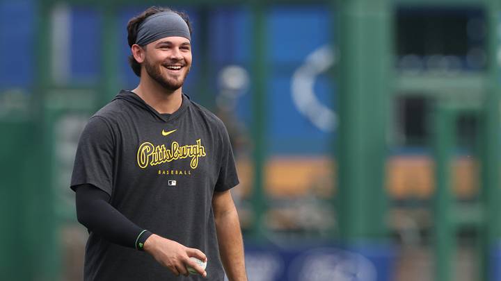 Sep 20, 2025; Pittsburgh, Pennsylvania, USA; Pittsburgh Pirates pitcher Jared Jones (37) reacts on the field before the game against the Athletics at PNC Park. Mandatory Credit: Charles LeClaire-Imagn Images Sep 20, 2025; Pittsburgh, Pennsylvania, USA; Pittsburgh Pirates pitcher Jared Jones (37) reacts on the field before the game against the Athletics at PNC Park. Mandatory Credit: Charles LeClaire-Imagn Images
