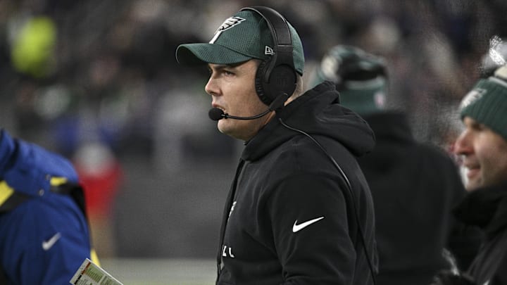 Kellen Moore is in his first season as the Eagles' offensive coordinator.