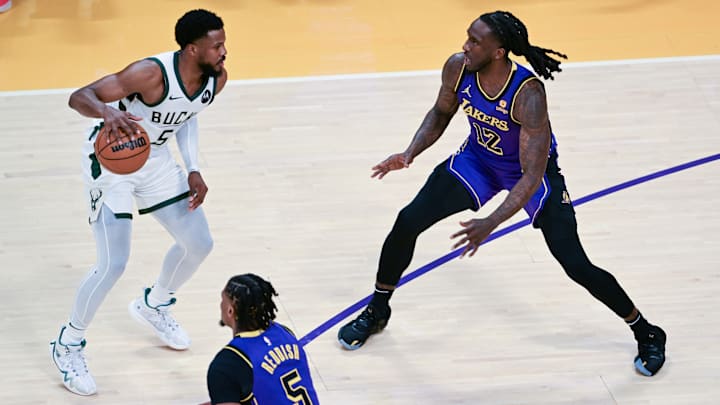 NBA : Milwaukee Bucks vs Los Angeles Lakers in Los Angeles
