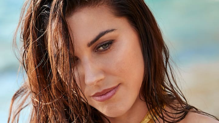 Alex Morgan was photographed by Ben Watts in St. Lucia Alex Morgan was photographed by Ben Watts in St. Lucia