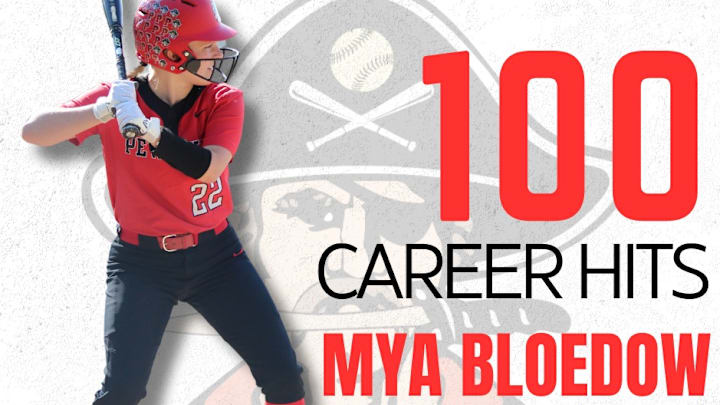 Senior third baseman Mya Bloedow collected her 100th career hit as the Pewaukee High School softball team defeated New Berlin West 6-5 in a Woodland Conference West game Monday, April 7, 2025.