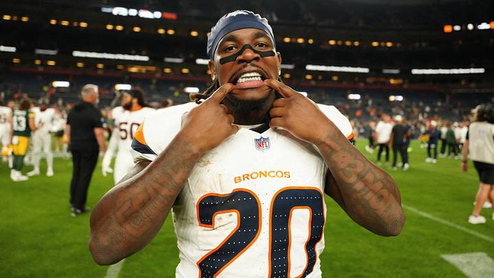 Aug 21, 2026; Denver, Colorado, USA; Denver Broncos fullback Jonah Coleman (20) following the preseason game against the Green Bay Packers at Empower Field at Mile High. Mandatory Credit: Ron Chenoy-Imagn Images Aug 21, 2026; Denver, Colorado, USA; Denver Broncos fullback Jonah Coleman (20) following the preseason game against the Green Bay Packers at Empower Field at Mile High. Mandatory Credit: Ron Chenoy-Imagn Images