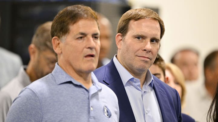 Dallas Mavericks, Mark Cuban, Patrick Dumont Dallas Mavericks, Mark Cuban, Patrick Dumont