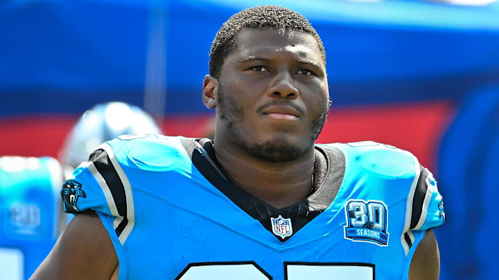 Carolina Panthers defensive end Derrick Brown.