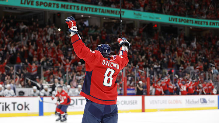 Washington Capitals left wing Alex Ovechkin
