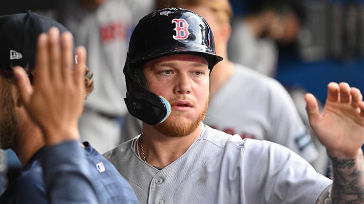 Alex Verdugo is one Red Sox player who must be replaced with a free-agent option this offseason. 