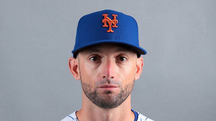Feb 19, 2026; Port St. Lucie, FL, USA; New York Mets assistant pitching coach Dan McKinney (76) poses for a photo during media day at Clover Park. Mandatory Credit: Sam Navarro-Imagn Images