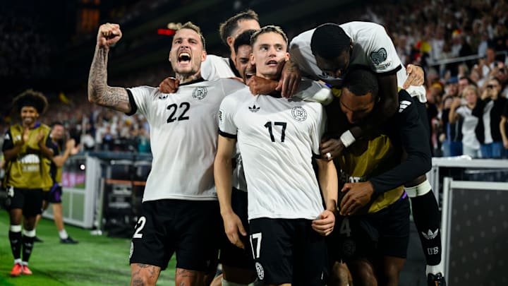 Deutschland beim Torjubel 