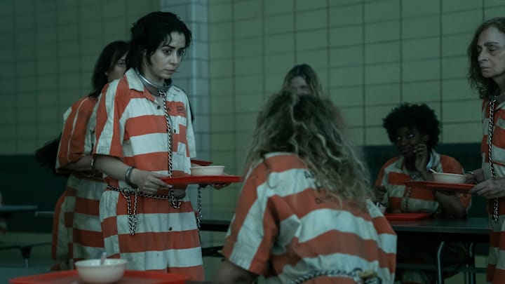 Cristin Milioti as Sofia Falcone in The Penguin episode 4