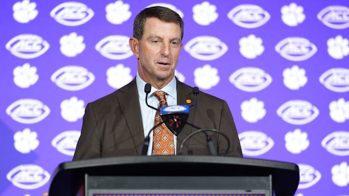 Clemson head coach Dabo Swinney will have two Friday night games throughout the 2026 season.