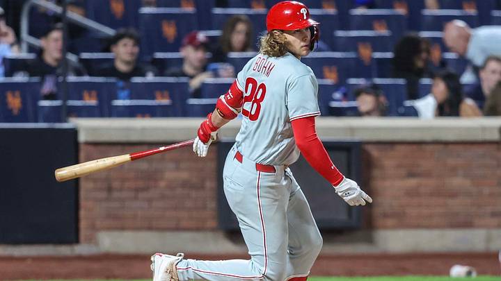 Sep 18, 2026; New York City, New York, USA; Philadelphia Phillies first baseman Alec Bohm (28) during the game against the New York Mets at Citi Field. Mandatory Credit: Wendell Cruz-Imagn Images Sep 18, 2026; New York City, New York, USA; Philadelphia Phillies first baseman Alec Bohm (28) during the game against the New York Mets at Citi Field. Mandatory Credit: Wendell Cruz-Imagn Images