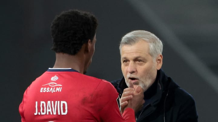 Jonathan David was the star striker for Lille last term under head coach Bruno "Pep" Genesio