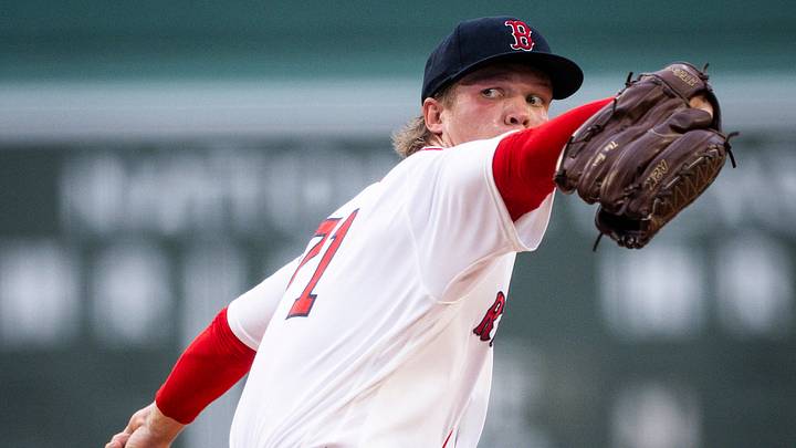 Jun 30, 2026; Boston, Massachusetts, USA;  Starter Boston Red Sox pitcher Connelly Early (71) throws in the first inning against the Washington Nationals at Fenway Park. Mandatory Credit: Jaiden Tripi-Imagn Images
