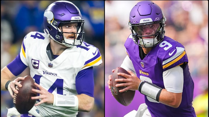 Will Sam Darnold or J.J. McCarthy be the Vikings' starting quarterback in 2025? Will Sam Darnold or J.J. McCarthy be the Vikings' starting quarterback in 2025?