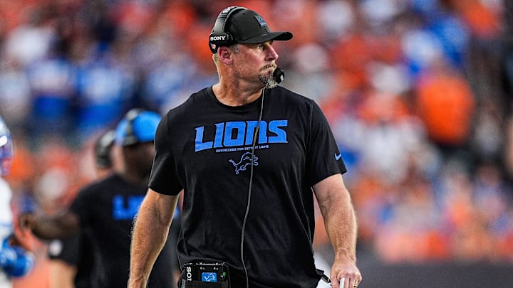 Detroit Lions head coach Dan Campbell watches a play against Cincinnati Bengals during the second half at Paycor Stadium in Cincinnati on Sunday, Oct. 5, 2025.