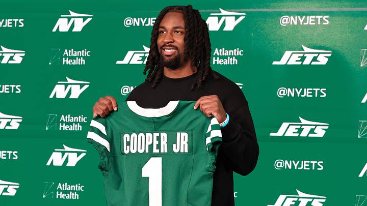 New York Jets wide receiver Omar Cooper Jr. New York Jets wide receiver Omar Cooper Jr.