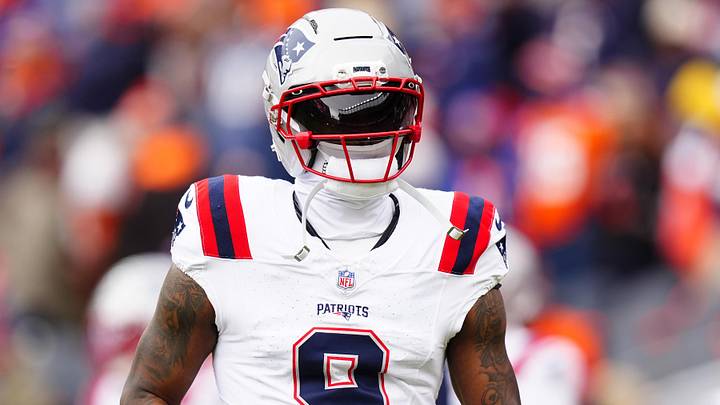 New England Patriots wide receiver Kayshon Boutte. New England Patriots wide receiver Kayshon Boutte.