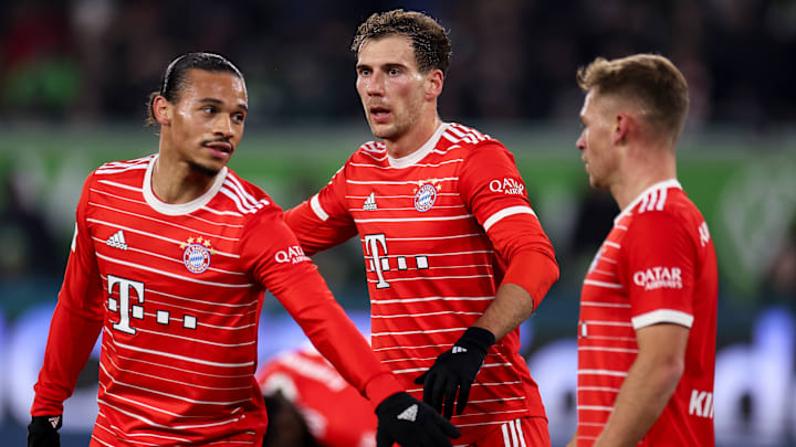 Max Eberl remains tight-lipped on futures of key players like Leroy Sane, Leon Goretzka, and Joshua Kimmich at Bayern Munich.