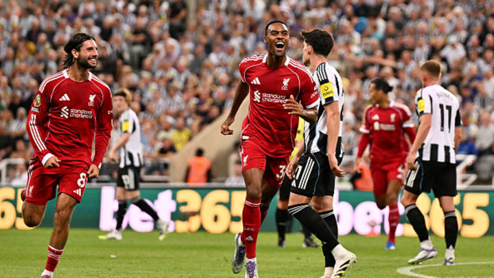 Liverpool fans couldn't resist taking a dig at Newcastle amid the club's ongoing Alexander Isak saga during Monday's win.