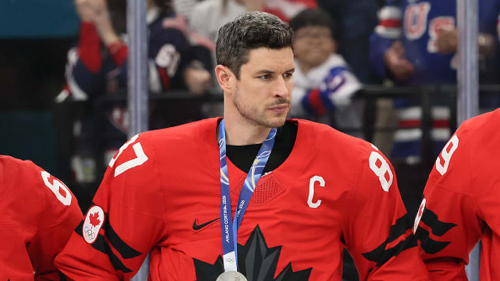 Penguins star Sidney Crosby will miss a chunk of time after getting injured in Canada’s quarterfinal win over Czechia in the Milan Cortina Olympics.
