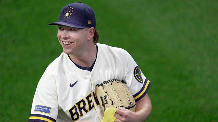 Milwaukee Brewers pitcher Kyle Harrison warms up before their game against the Pittsburgh Pirates Wednesday, August 5, 2026 at American Family Field in Milwaukee, Wisconsin.