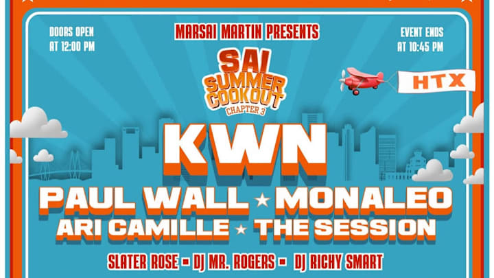 Sai Summer Cookout Headliners 