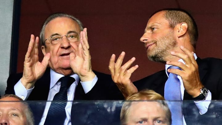 Florentino Pérez y Aleksander Čeferin