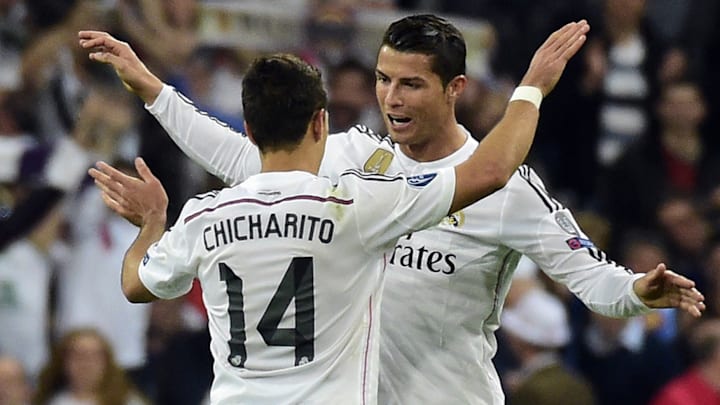 Javier "Chicharito" Hernández anotó nueve goles con el Real Madrid