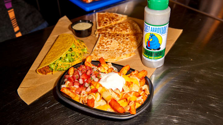 Taco Bell Partners with Hot Sauce Company Secret Aardvark to Mark the Return of Nacho Fries. Image Credit to Taco Bell. 