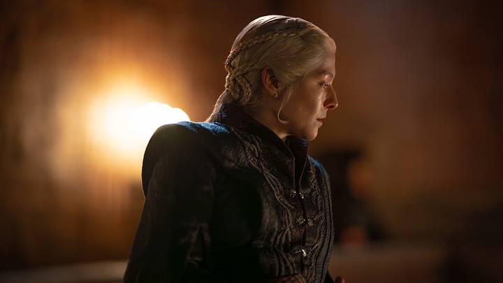 Emma D’Arcy as Rhaenyra Targaryen in House of the Dragon season 3. Emma D’Arcy as Rhaenyra Targaryen in House of the Dragon season 3.
