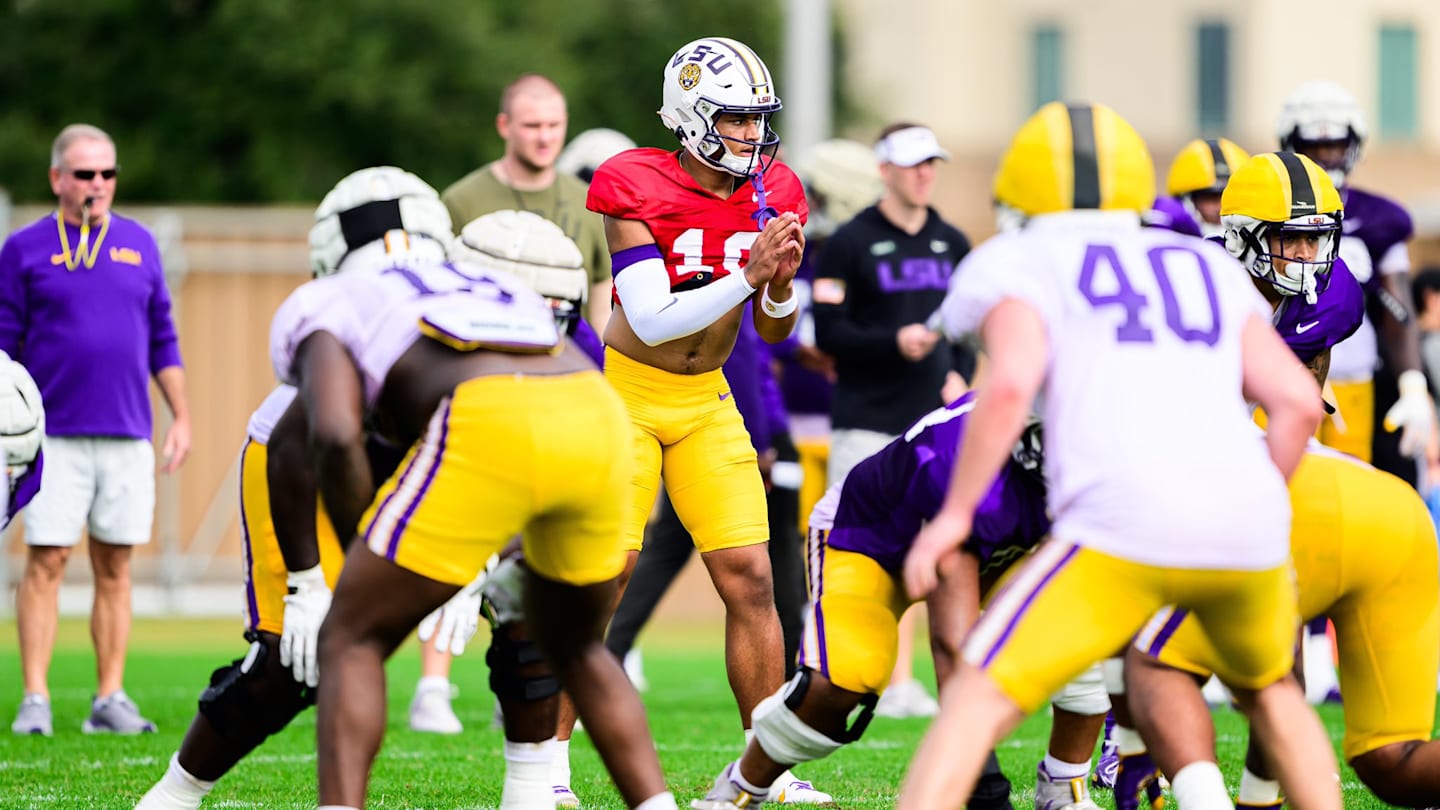Michigan Wolverines Quarterback, LSU Football Transfer Departs Big Ten Program