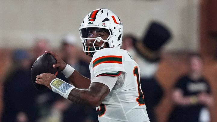 Darian Mensah is the heat of the Heisman conversation one month into his Miami tenure. Darian Mensah is the heat of the Heisman conversation one month into his Miami tenure.