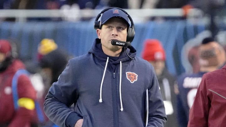 Chicago Bears head coach Ben Johnson backed Caleb Williams after his team’s playoff exit.