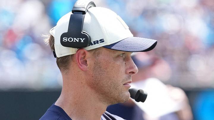 Sep 13, 2026; Charlotte, North Carolina, USA; Chicago Bears head coach Ben Johnson looks on in the first quarter against the Carolina Panthers at Bank of America Stadium. Mandatory Credit: Jim Dedmon-Imagn Images Sep 13, 2026; Charlotte, North Carolina, USA; Chicago Bears head coach Ben Johnson looks on in the first quarter against the Carolina Panthers at Bank of America Stadium. Mandatory Credit: Jim Dedmon-Imagn Images