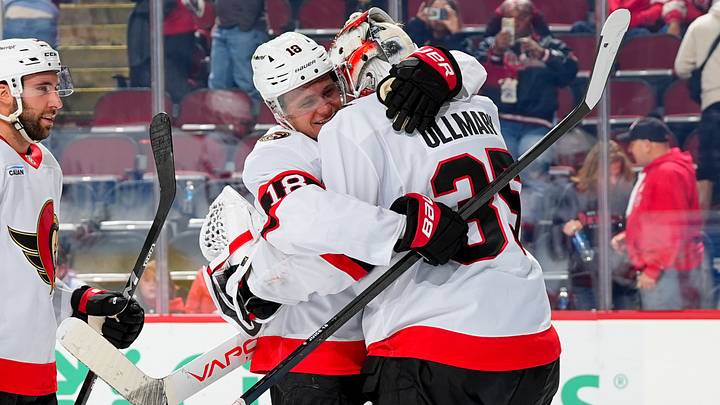 What more can you be thankful for with Tim Stüzle and Linus Ullmark on your team?