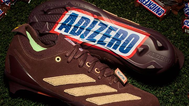 SNICKERS and adidas are teaming up on the football field. SNICKERS and adidas are teaming up on the football field.